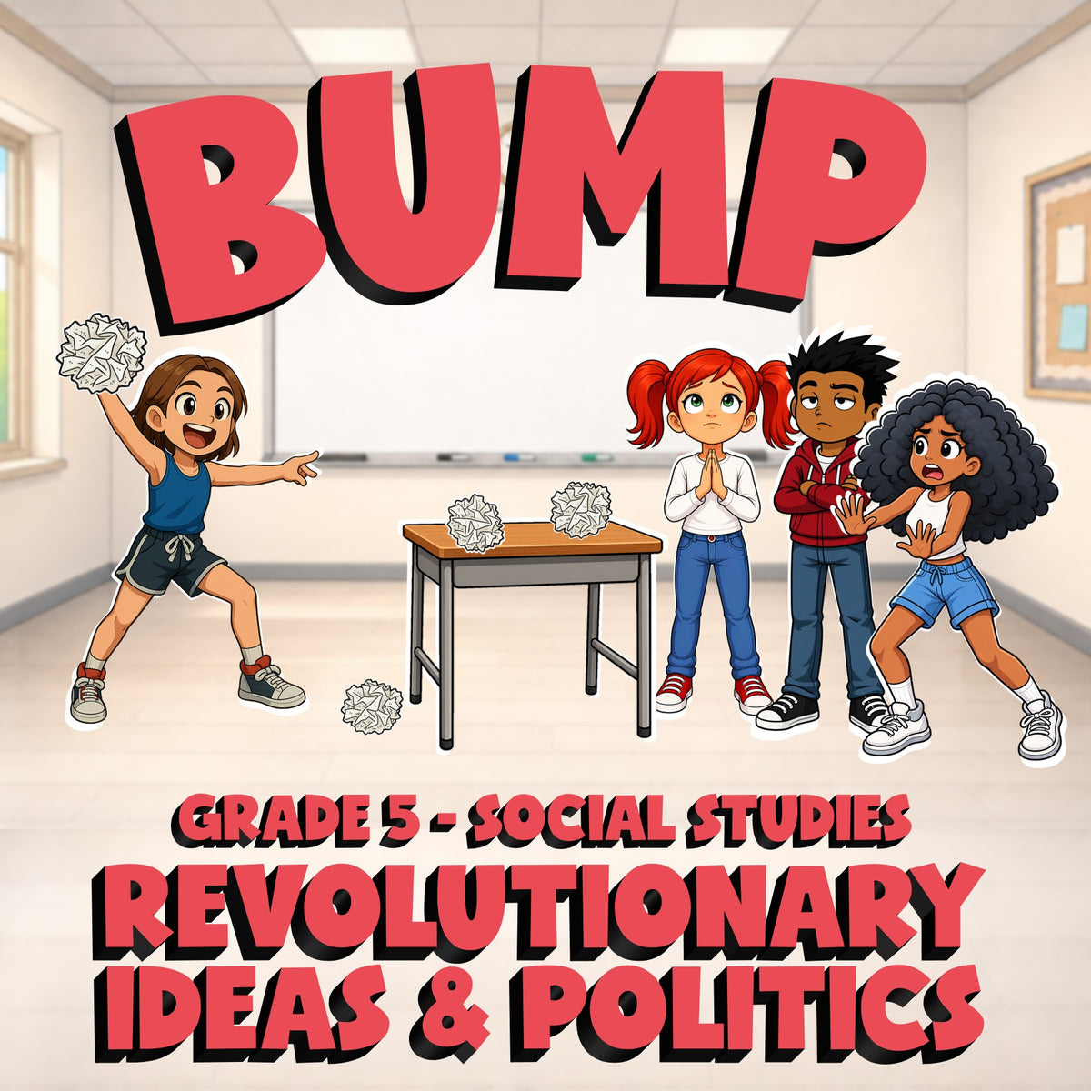 Revolutionary Ideas & Politics BUMP Socials Game - No Prep Grade 5 Review