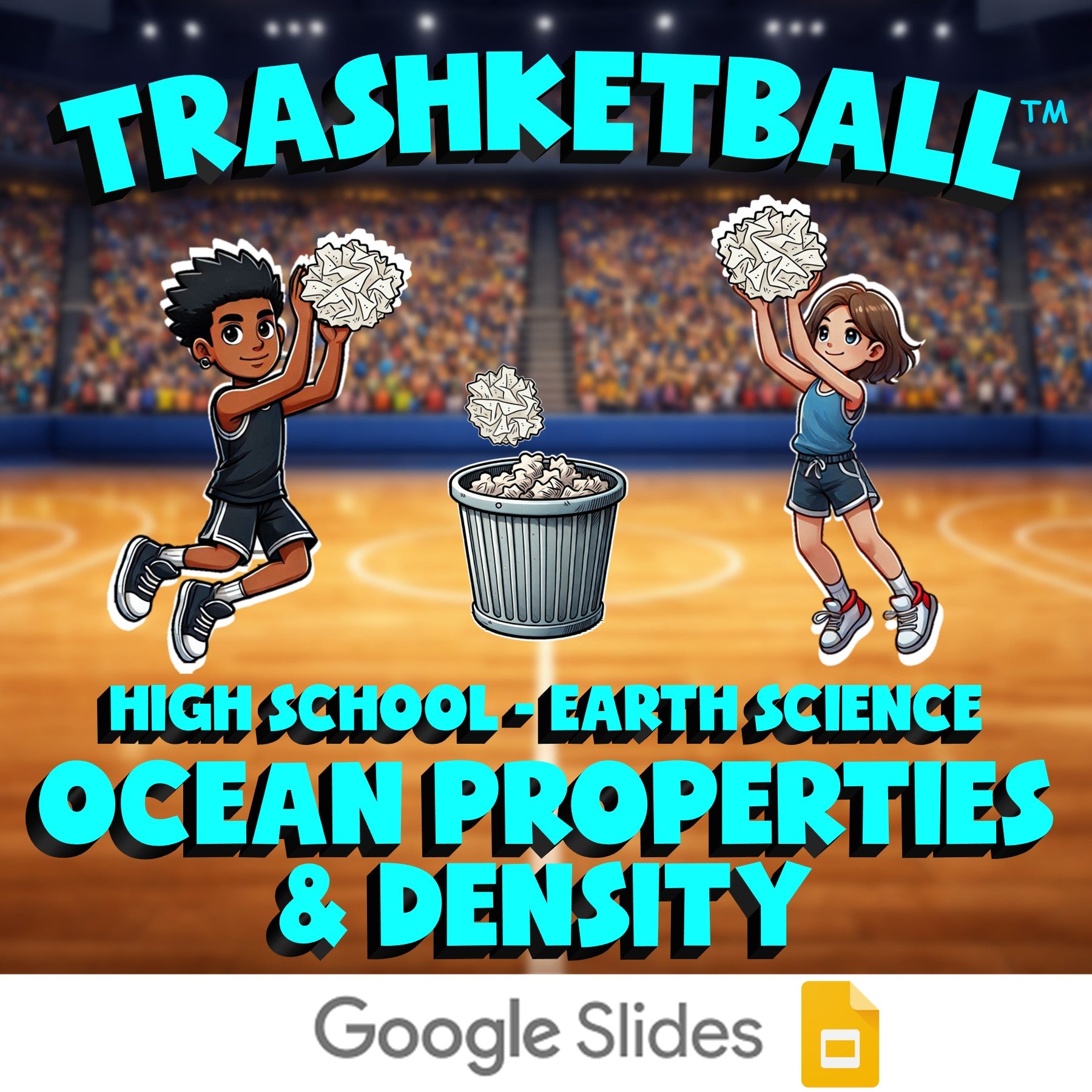 Ocean Properties & Density TRASHKETBALL Game - No Prep Earth Science Review