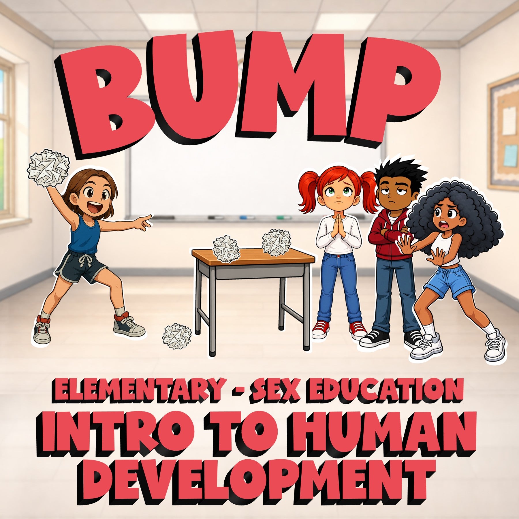 Intro to Human Development BUMP Game - No Prep Elementary Sex Education Review