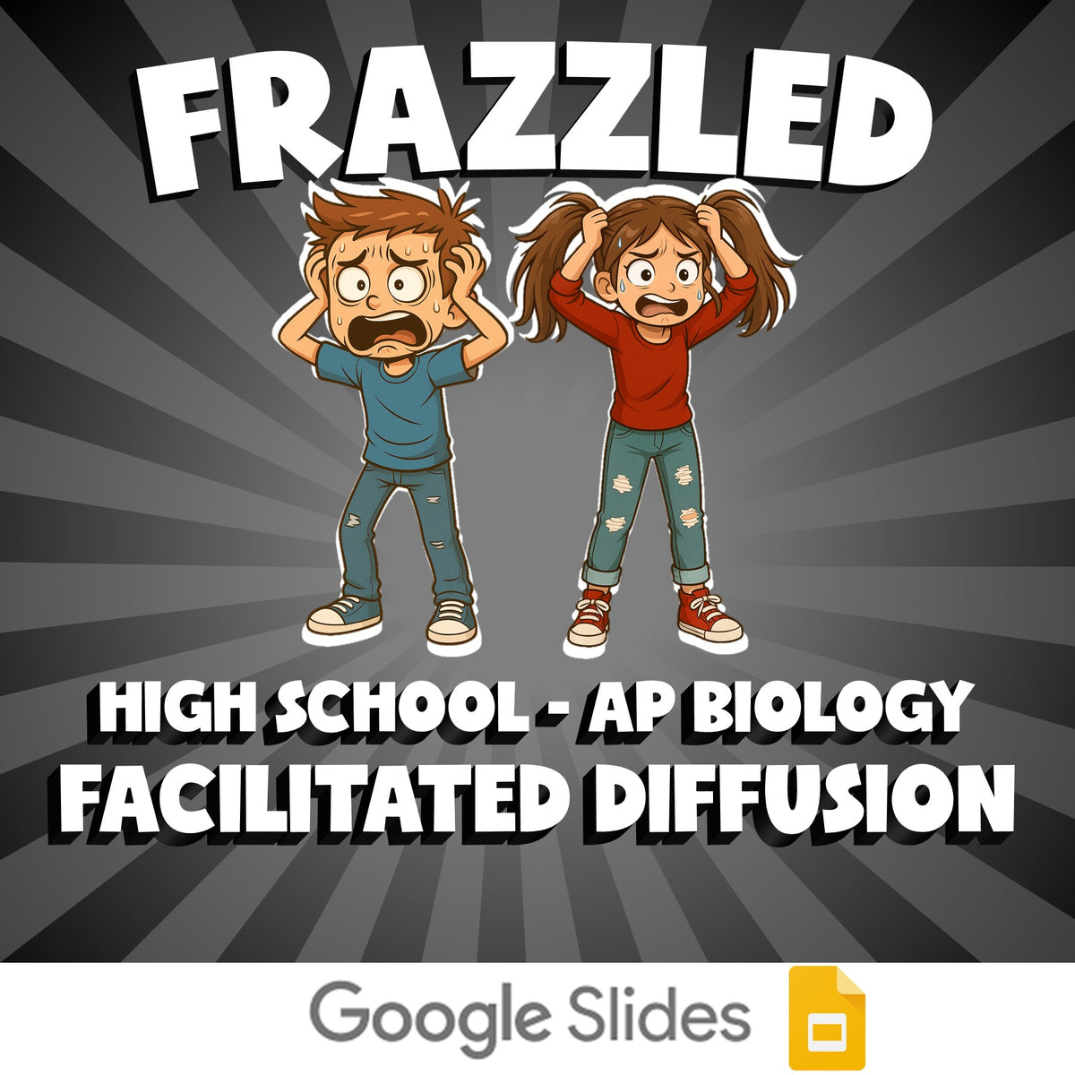 Facilitated Diffusion FRAZZLED Science Game - No Prep AP Biology Review Activity