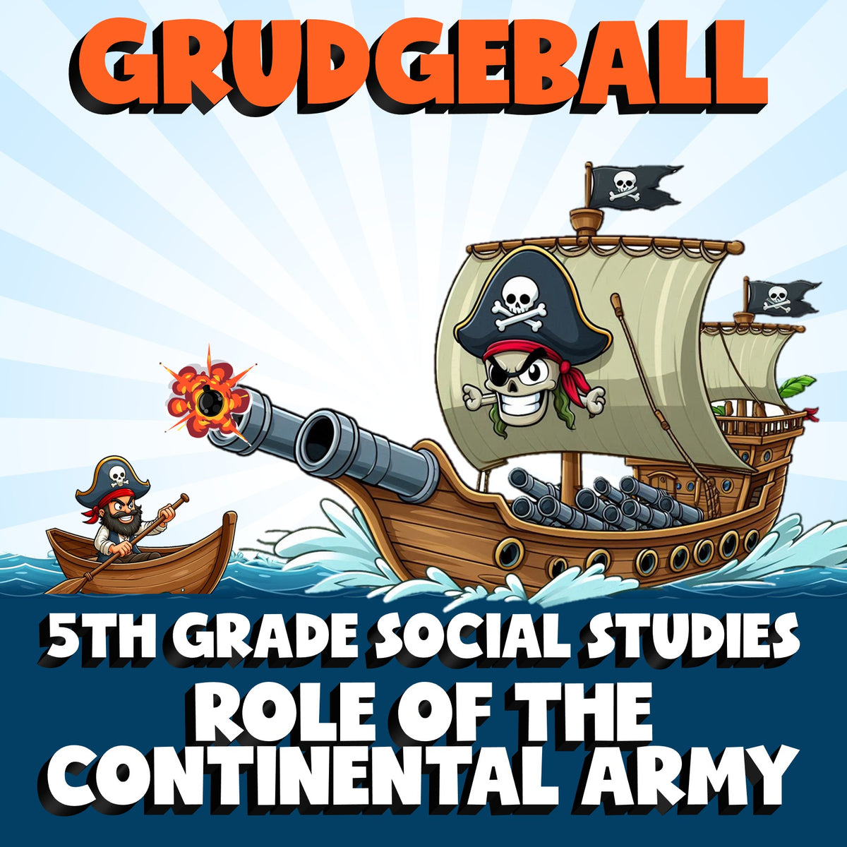 Role of the Continental Army GRUDGEBALL Socials Game - No Prep Grade 5 Review