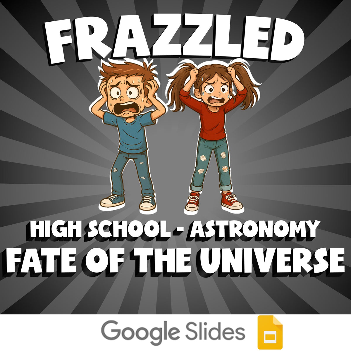 Fate of the Universe FRAZZLED Science Game - No Prep Astronomy Review Activity