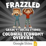 Colonial Economy Overview FRAZZLED Socials Game - No Prep Grade 4 Review