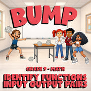 Identify Functions Input Output Pairs BUMP Math Game - No Prep Grade 9 Review
