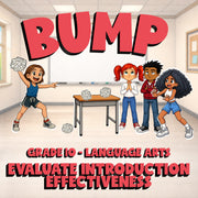 Evaluate Introduction Effectiveness BUMP ELA Game - No Prep Grade 10 Review