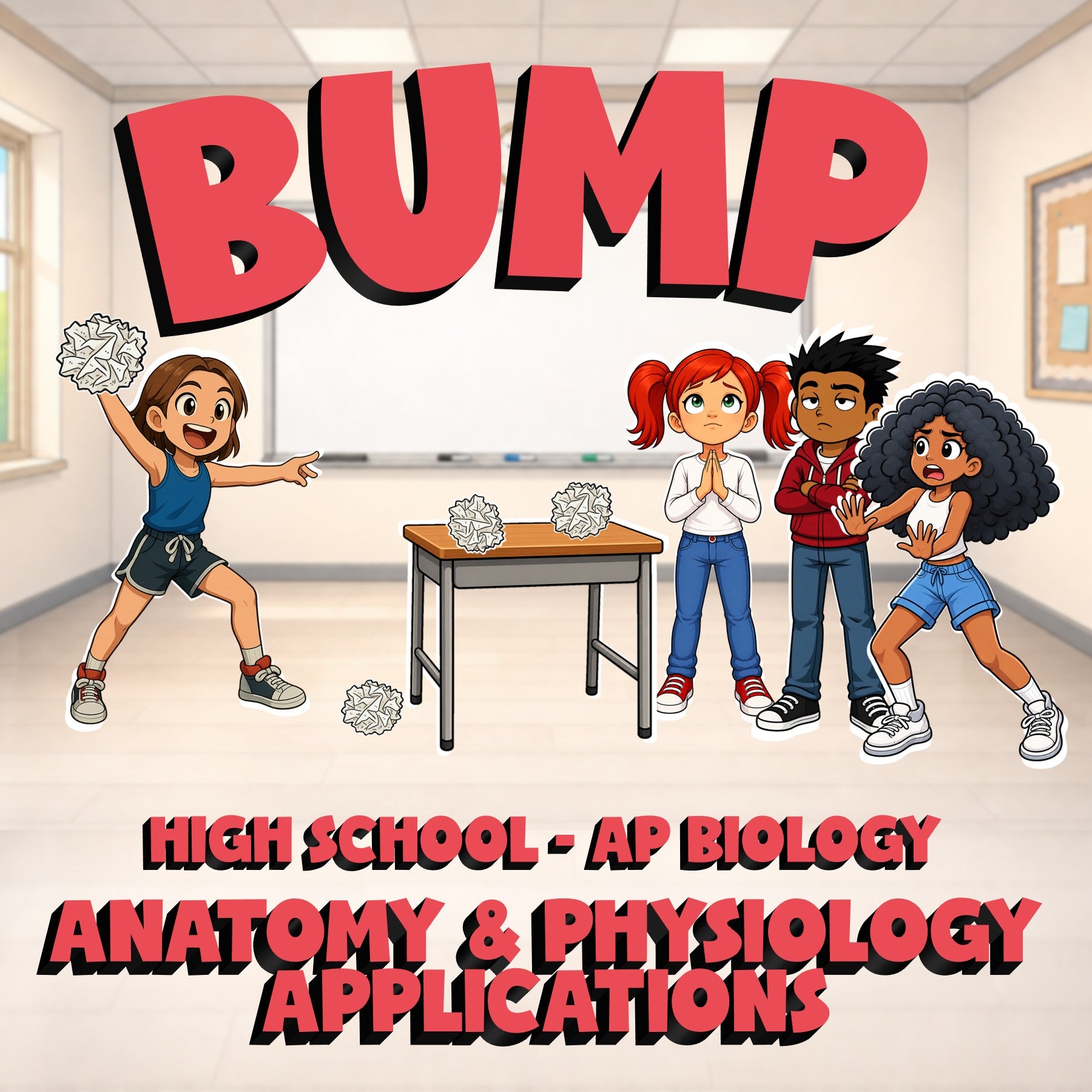 Anatomy & Physiology Applications BUMP Science Game - No Prep AP Biology Review
