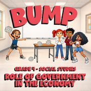 Role of Government in the Economy BUMP Socials Game - No Prep Grade 4 Review
