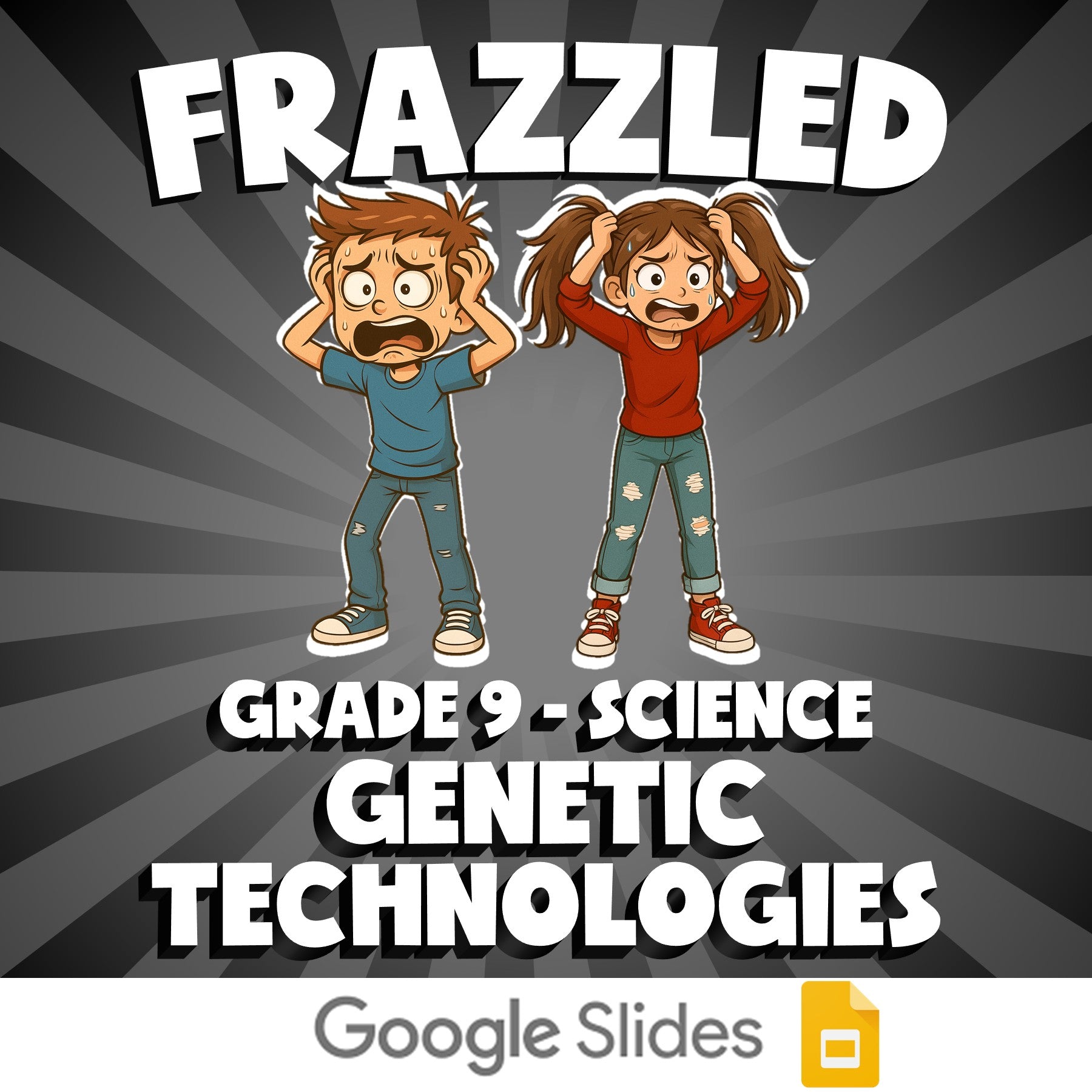 Genetic Technologies FRAZZLED Science Game - No Prep Grade 9 Review Activity