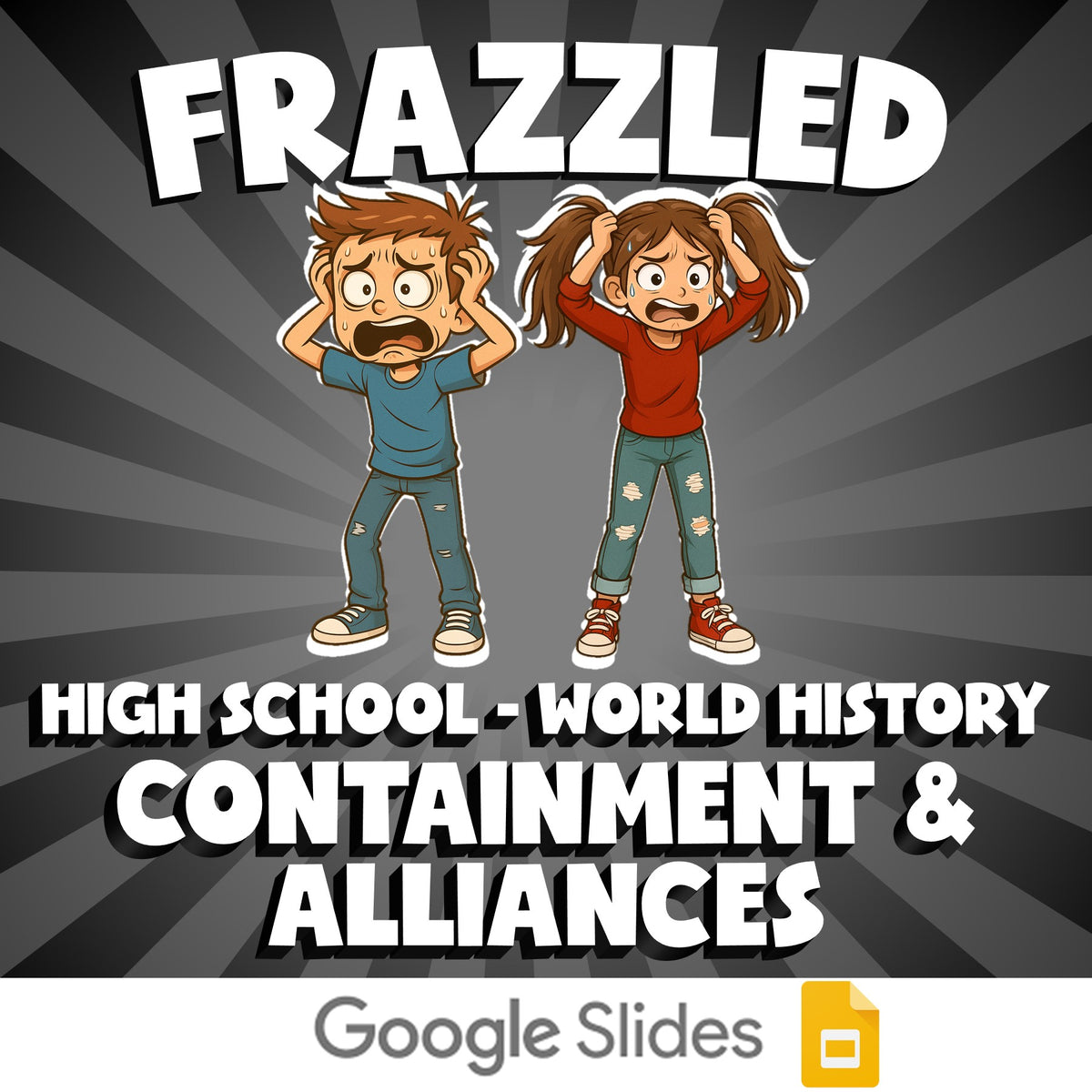 Containment & Alliances FRAZZLED Game - No Prep World History Review Activity