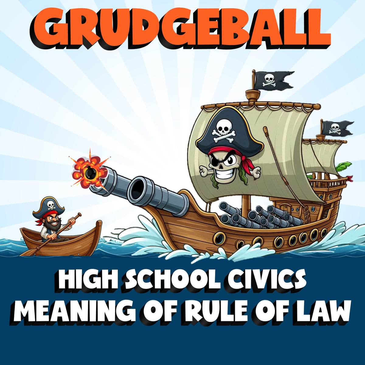 Meaning of Rule of Law GRUDGEBALL Civics Game - No Prep Review Activity