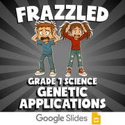 Genetic Applications FRAZZLED Science Game - No Prep Grade 7 Review Activity