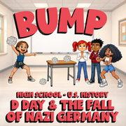 D Day & the Fall of Nazi Germany BUMP U.S. History Game - No Prep Review
