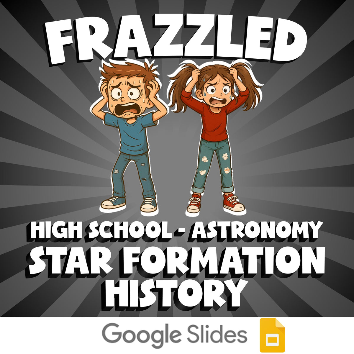 Star Formation History FRAZZLED Science Game - No Prep Astronomy Review Activity