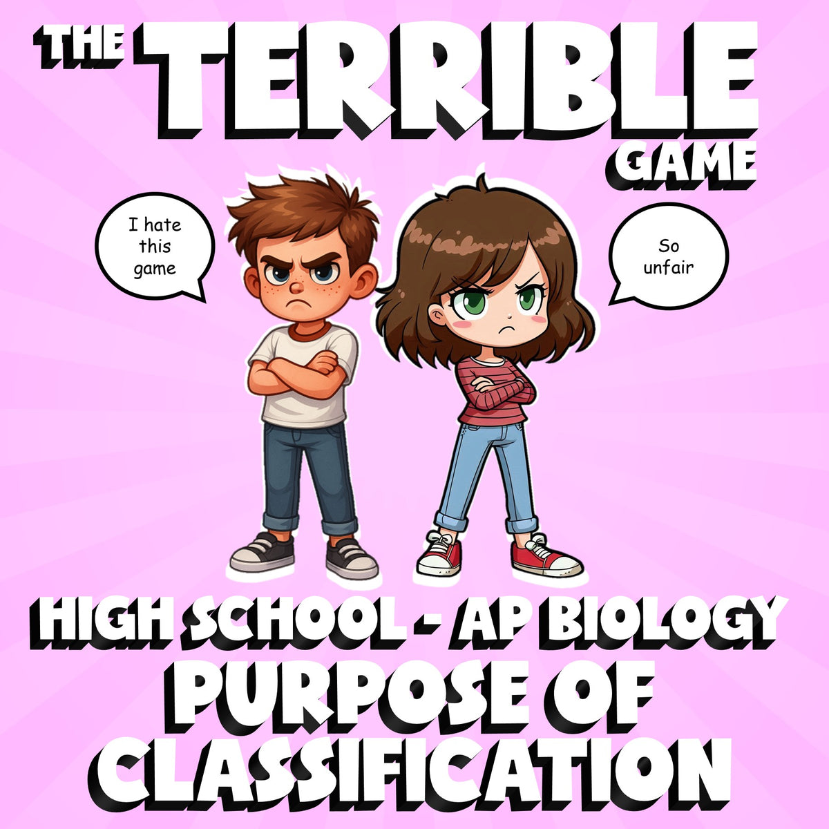 Purpose of Classification THE TERRIBLE GAME - No Prep AP Biology Science Review