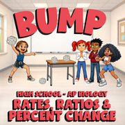 Rates, Ratios & Percent Change BUMP Science Game - No Prep AP Biology Review