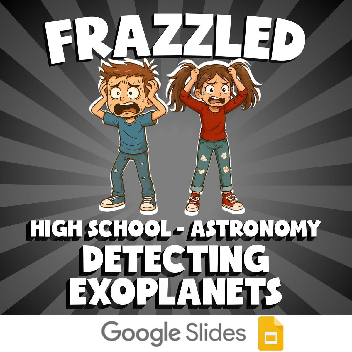 Detecting Exoplanets FRAZZLED Science Game - No Prep Astronomy Review Activity