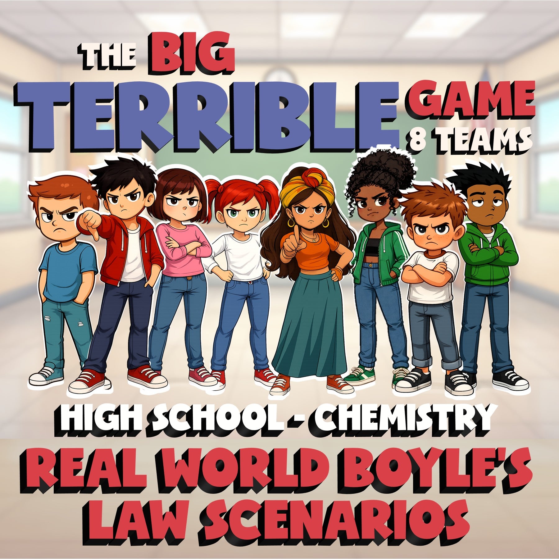Real World Boyle’s Law Scenarios BIG TERRIBLE GAME - Chemistry Science Review
