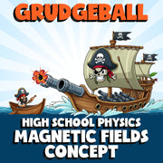 Magnetic Fields Concept GRUDGEBALL Science Game - No Prep Physics Review