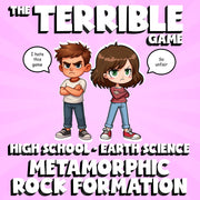 Metamorphic Rock Formation THE TERRIBLE GAME - No Prep Earth Science Review
