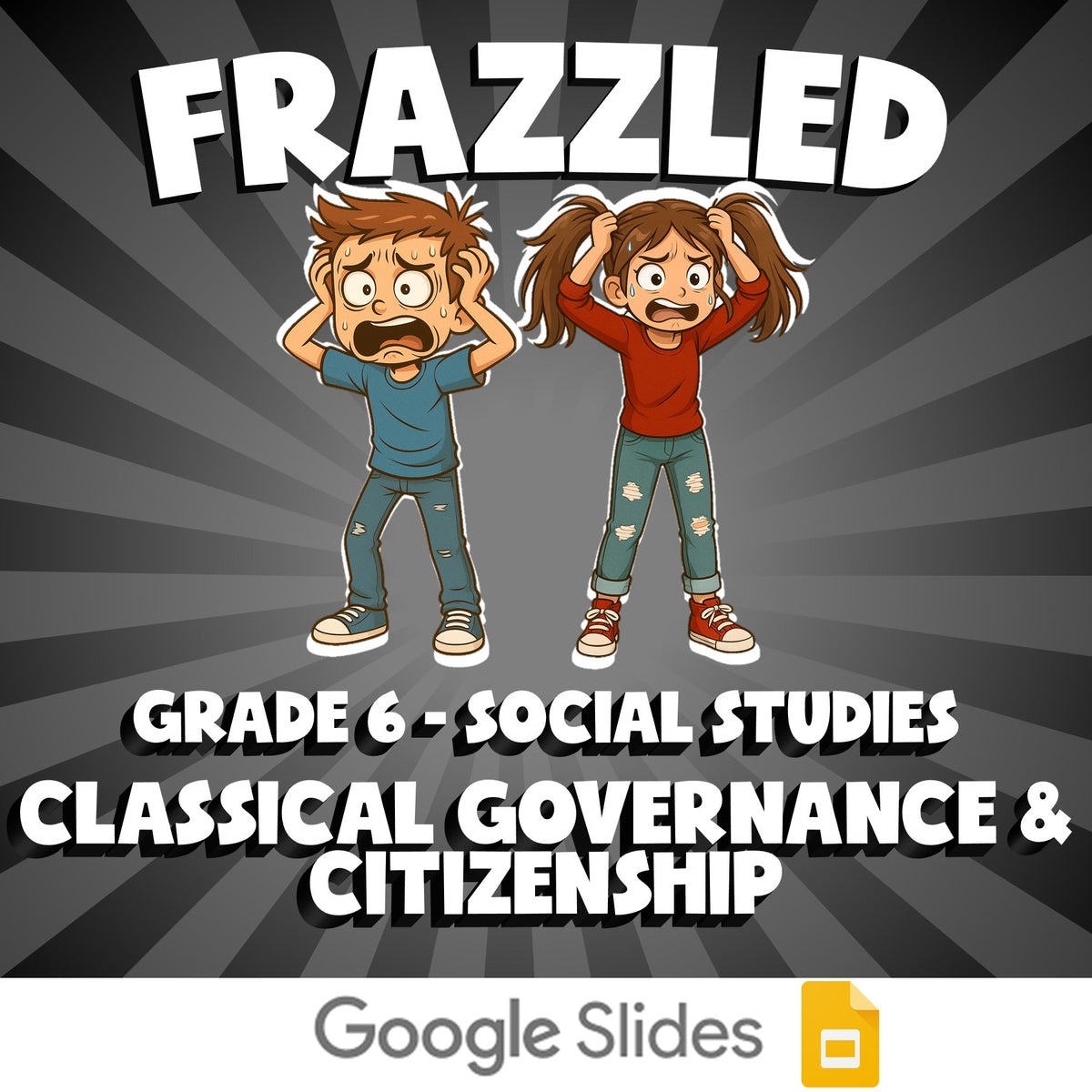 Classical Governance & Citizenship FRAZZLED Socials Game - No Prep Grade 6