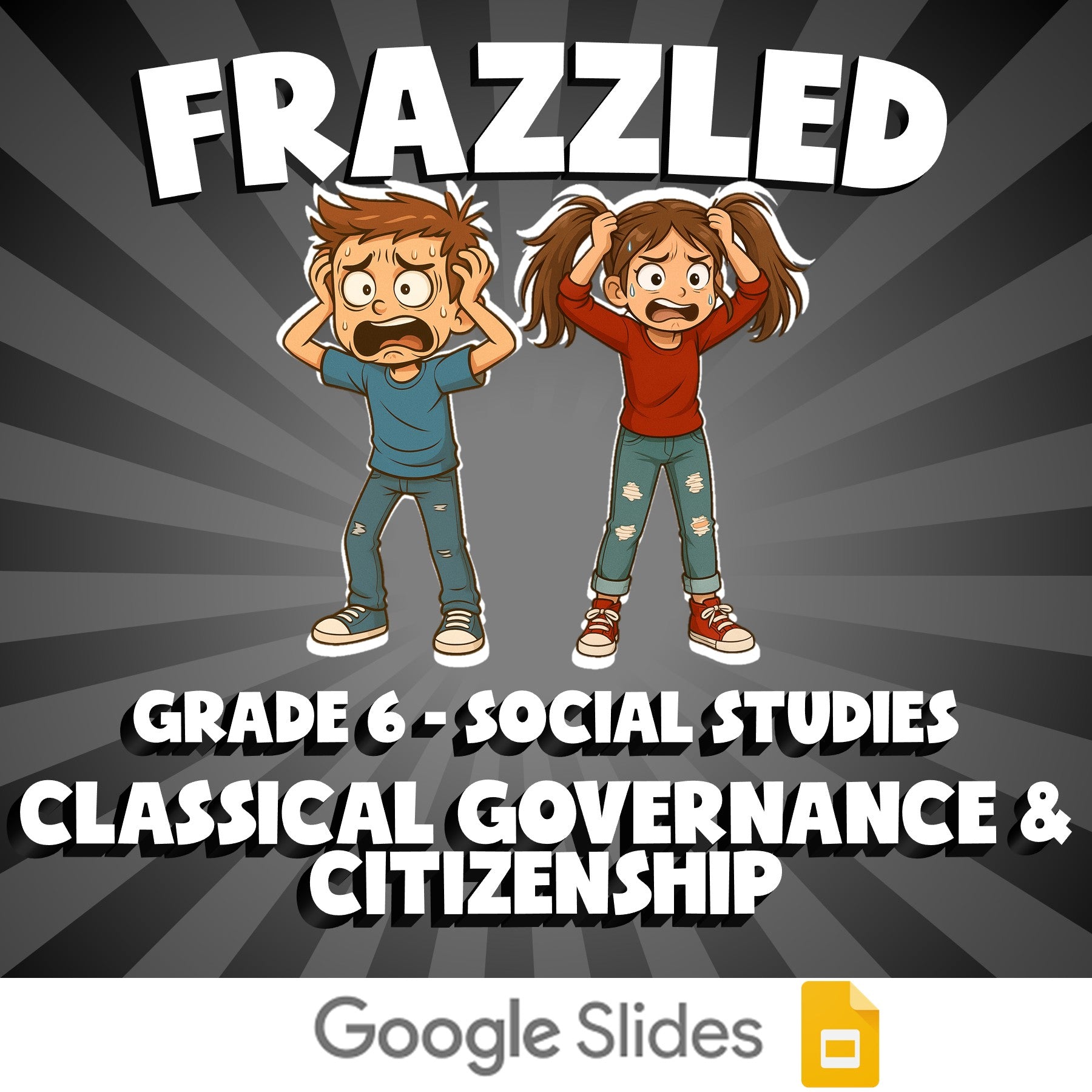 Classical Governance & Citizenship FRAZZLED Socials Game - No Prep Grade 6