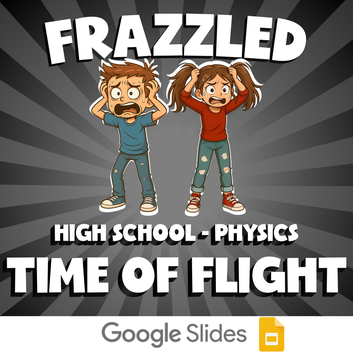 Time of Flight FRAZZLED Science Game - No Prep Physics Review Activity