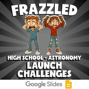 Launch Challenges FRAZZLED Science Game - No Prep Astronomy Review Activity
