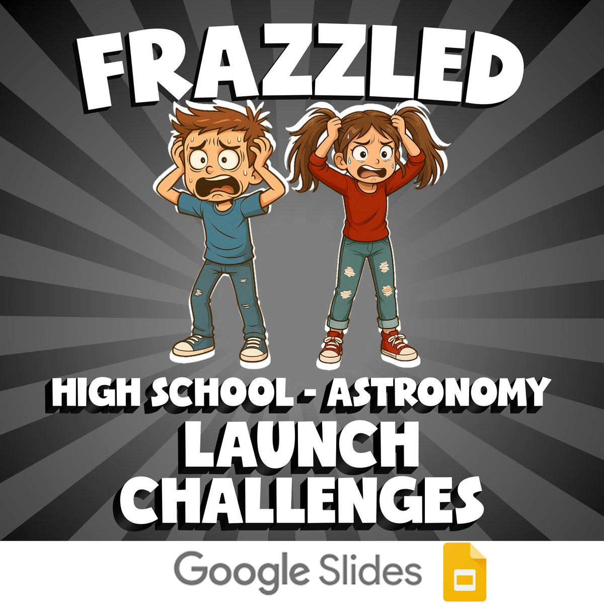 Launch Challenges FRAZZLED Science Game - No Prep Astronomy Review Activity