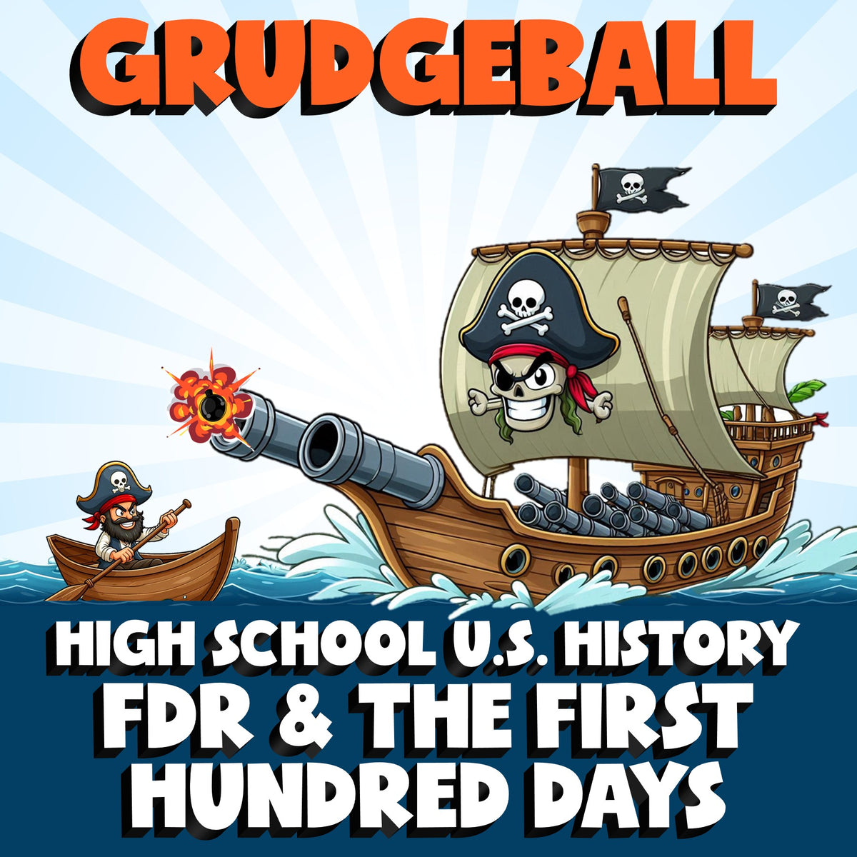 FDR & the First Hundred Days GRUDGEBALL U.S. History Game - No Prep Review