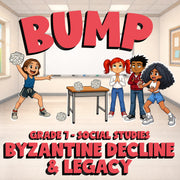 Byzantine Decline & Legacy BUMP Socials Game - No Prep Grade 7 Review Activity