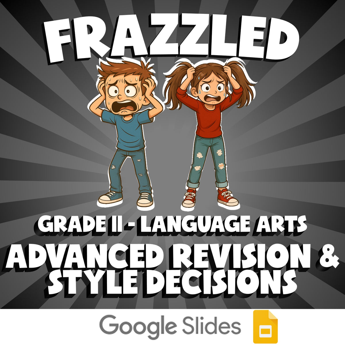 Advanced Revision & Style Decisions FRAZZLED ELA Game - No Prep Grade 11 Review