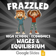 Wages & Equilibrium FRAZZLED Economics Game - No Prep Review Activity