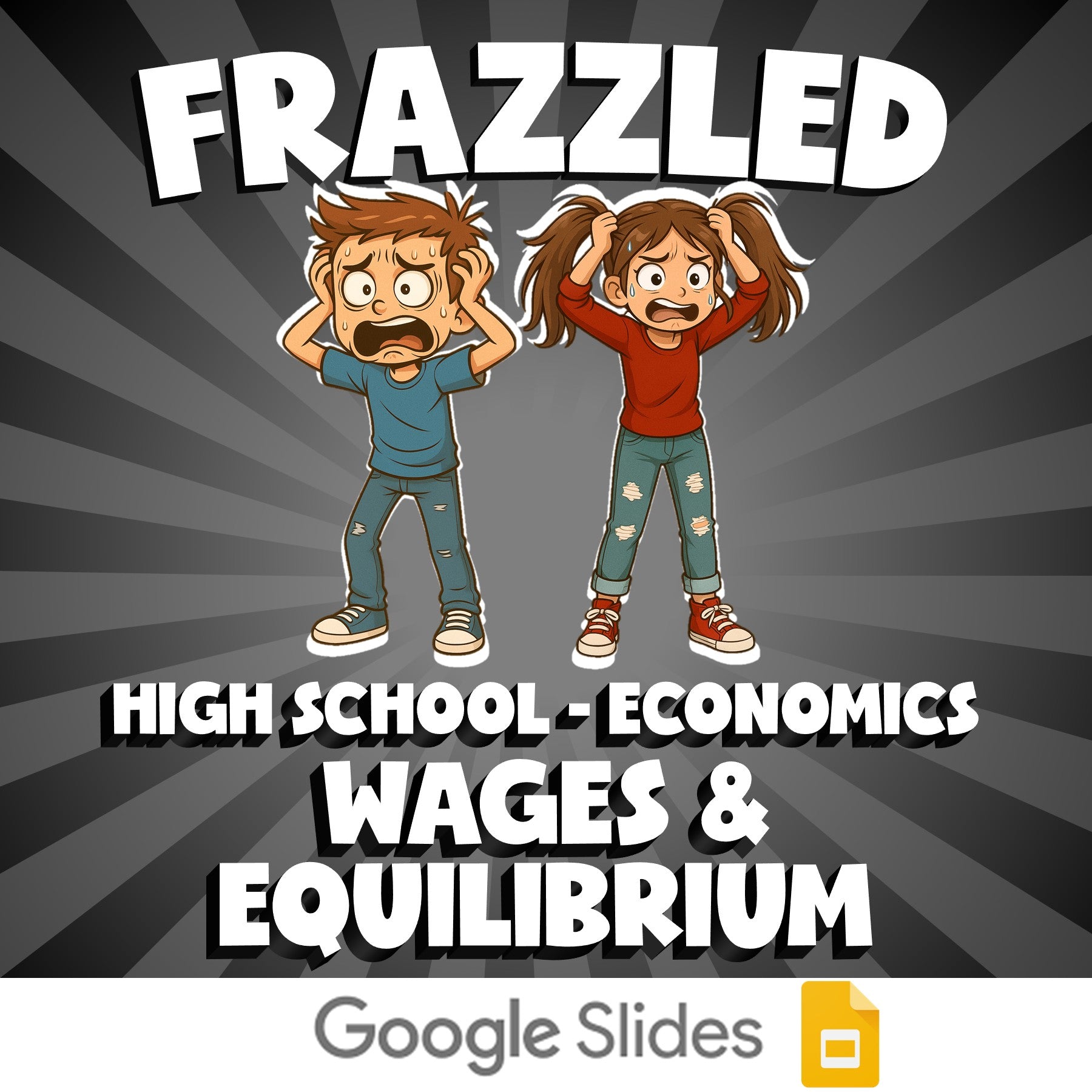 Wages & Equilibrium FRAZZLED Economics Game - No Prep Review Activity