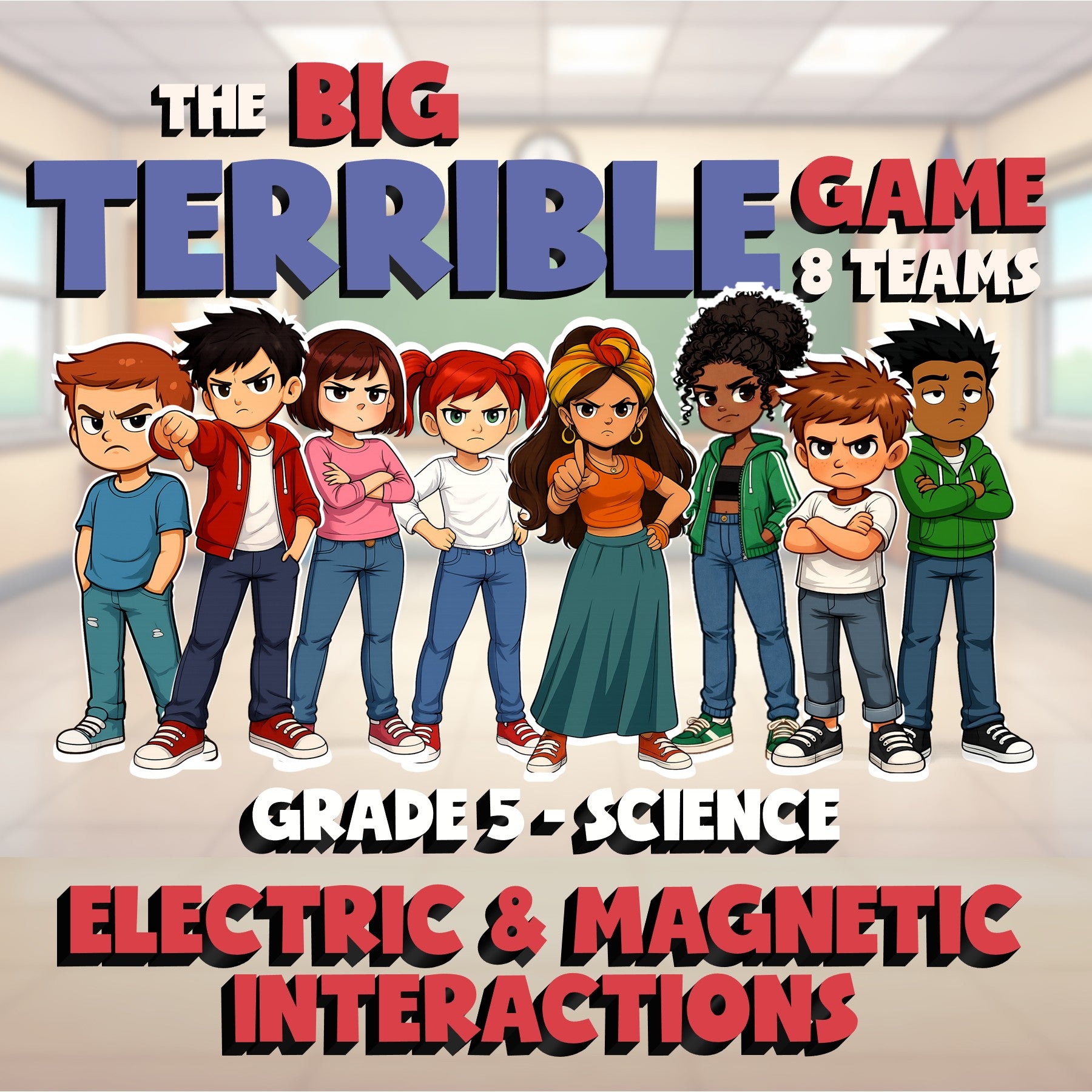 Electric & Magnetic Interactions BIG TERRIBLE GAME - Grade 5 Science Review