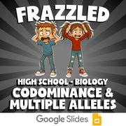 Codominance & Multiple Alleles FRAZZLED Science Game - No Prep Biology Review
