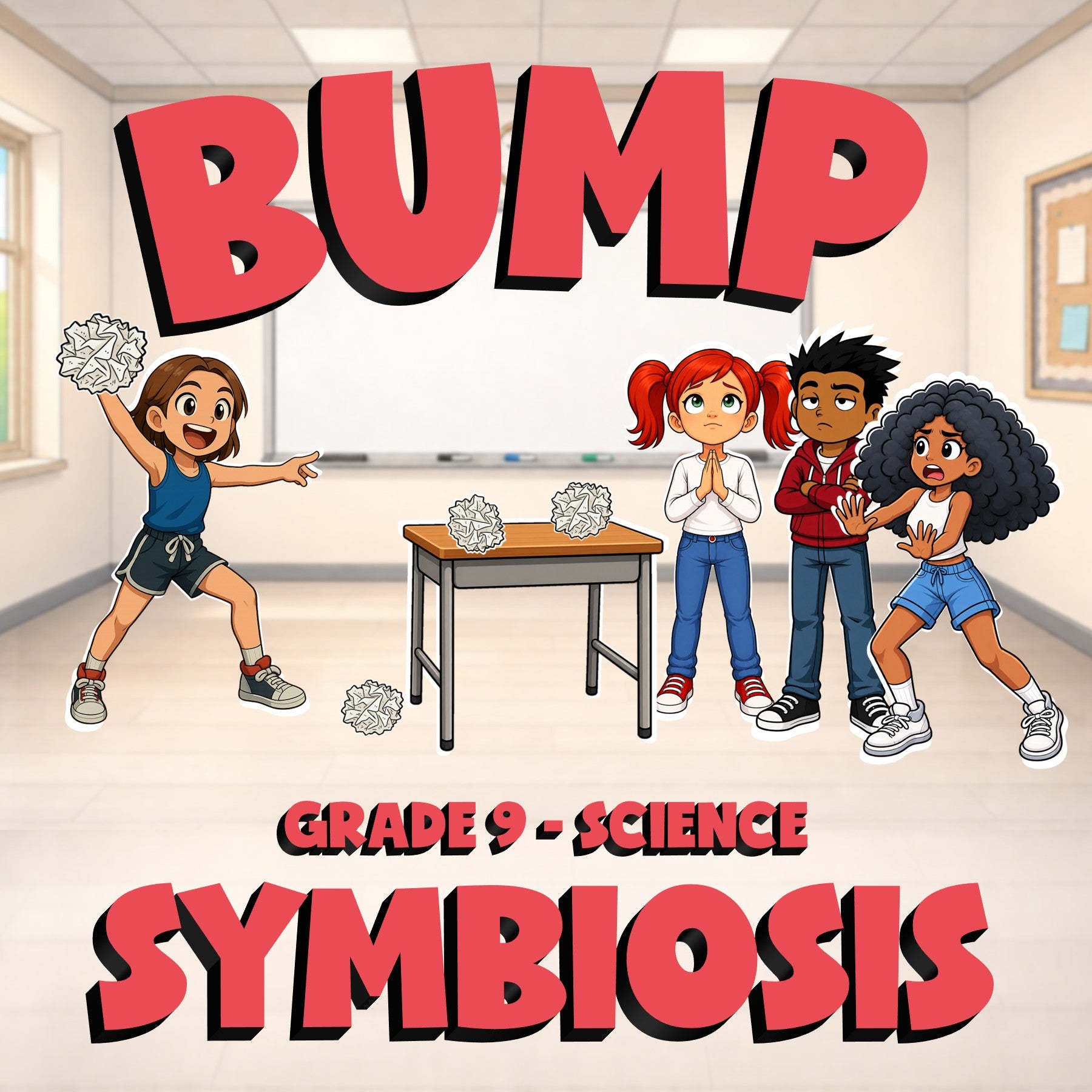 Symbiosis BUMP Science Game - No Prep Grade 9 Review Activity