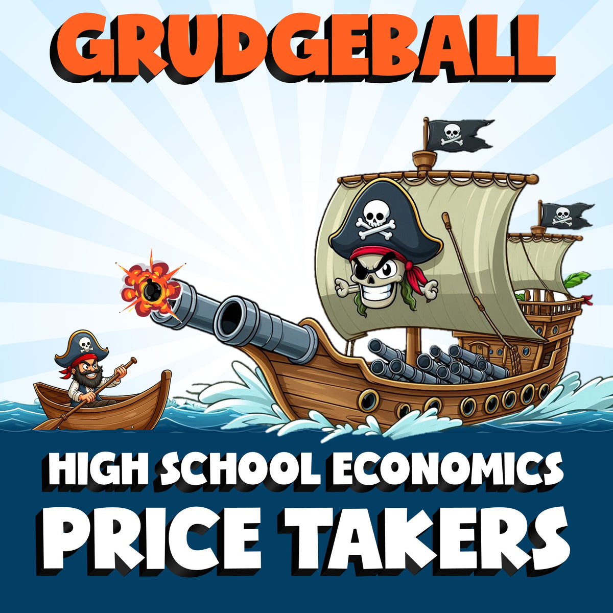 Price Takers GRUDGEBALL Economics Game - No Prep Review Activity