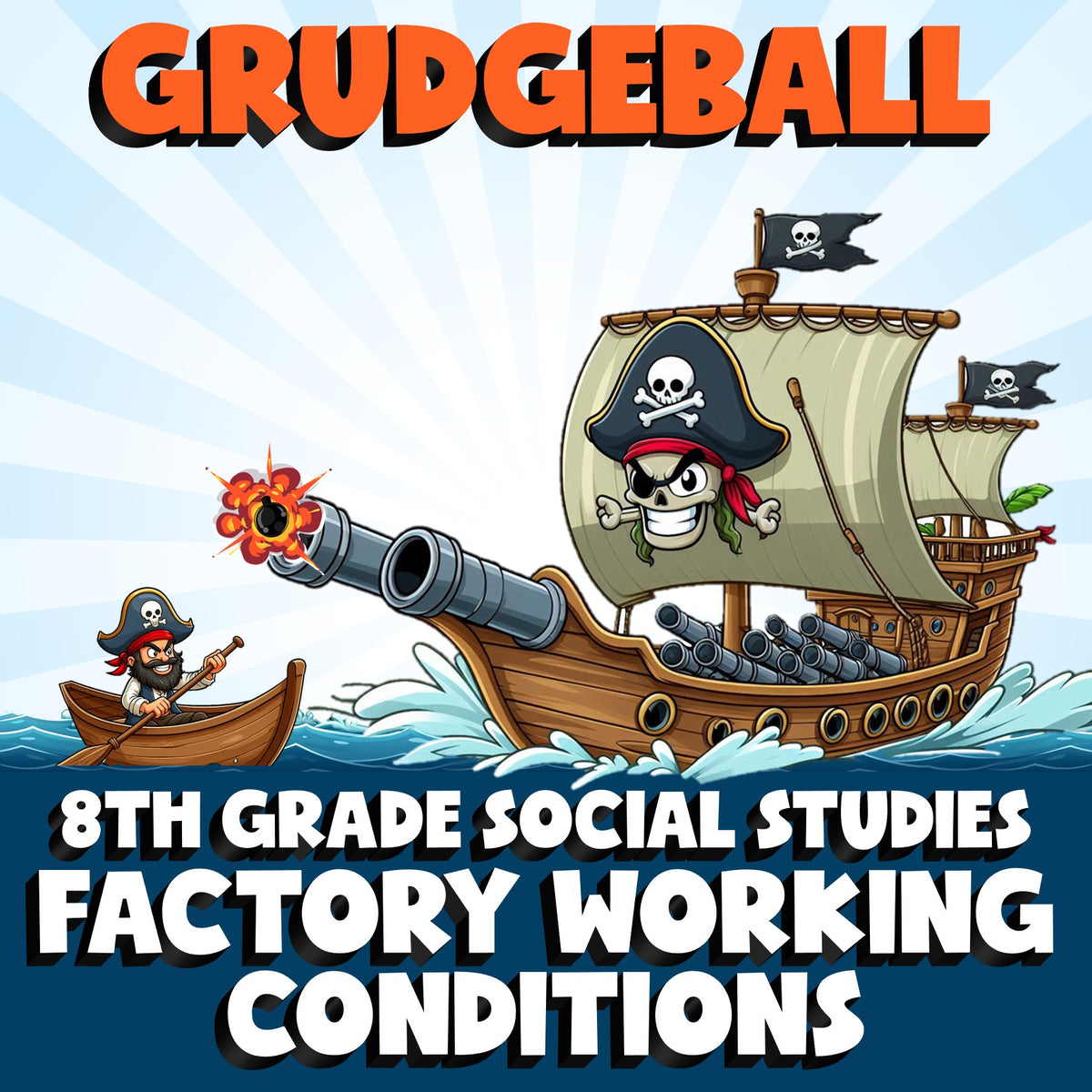 Factory Working Conditions GRUDGEBALL Socials Game - No Prep Grade 8 Review
