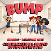 Capitalization & Proper Noun Conventions BUMP ELA Game - No Prep Grade 10 Review
