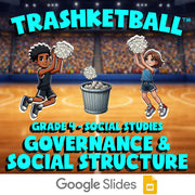 Governance & Social Structure TRASHKETBALL Socials Game - No Prep Grade 4 Review