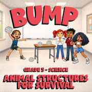 Animal Structures for Survival BUMP Science Game - No Prep Grade 5 Review