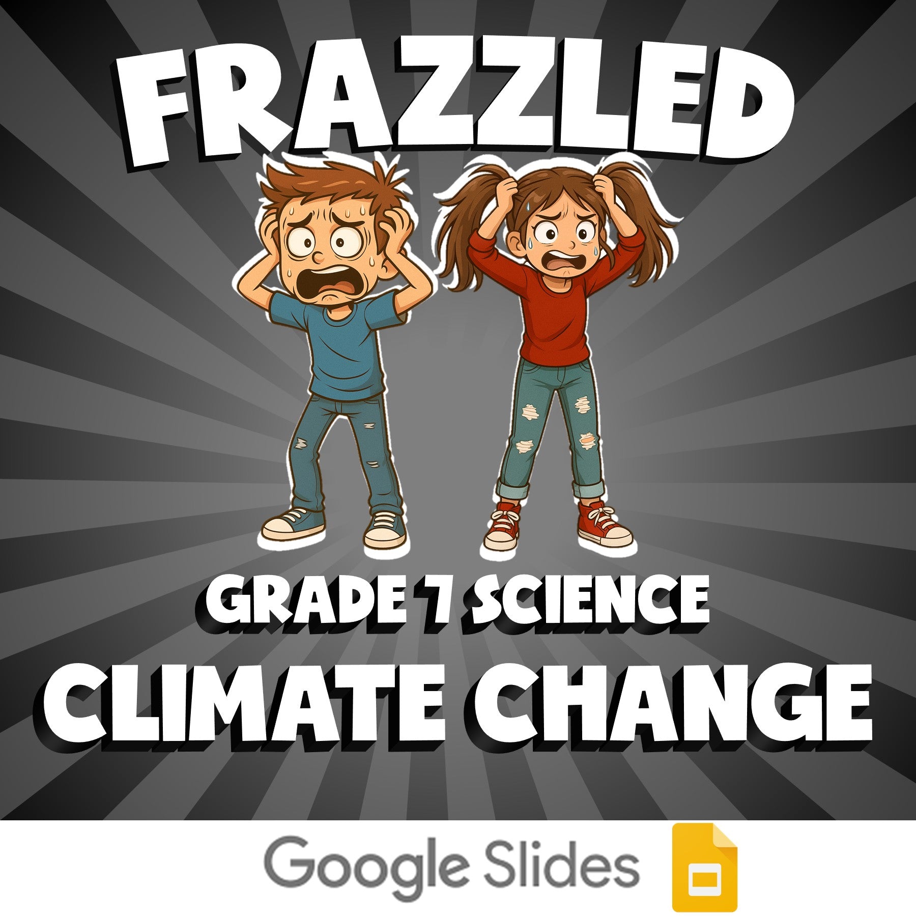 Climate Change FRAZZLED Science Game - No Prep Grade 7 Review Activity