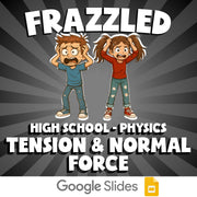 Tension & Normal Force FRAZZLED Science Game - No Prep Physics Review Activity