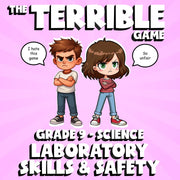 Laboratory Skills & Safety THE TERRIBLE GAME - No Prep Grade 9 Science Review