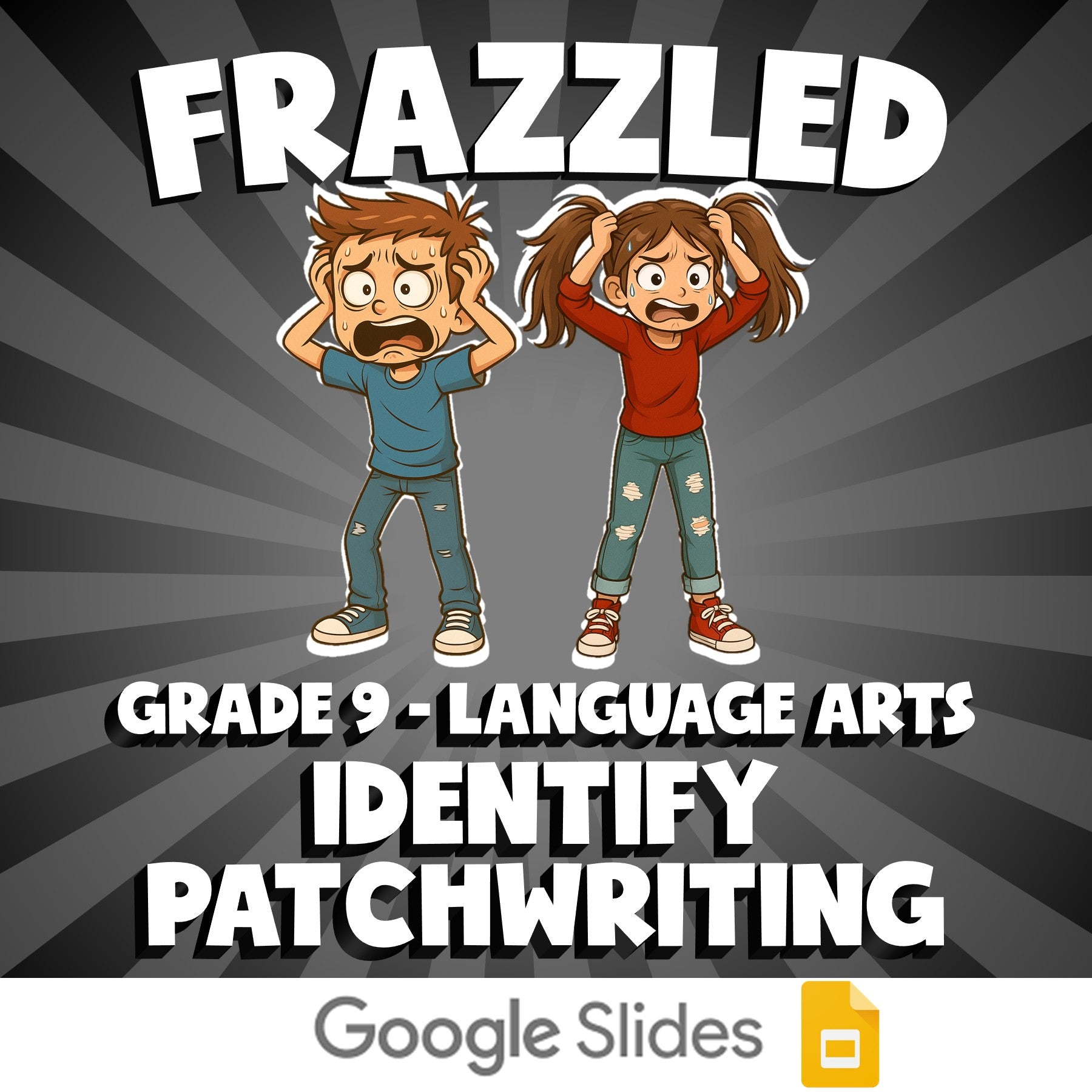 Identify Patchwriting FRAZZLED ELA Game - No Prep Grade 9 Review Activity