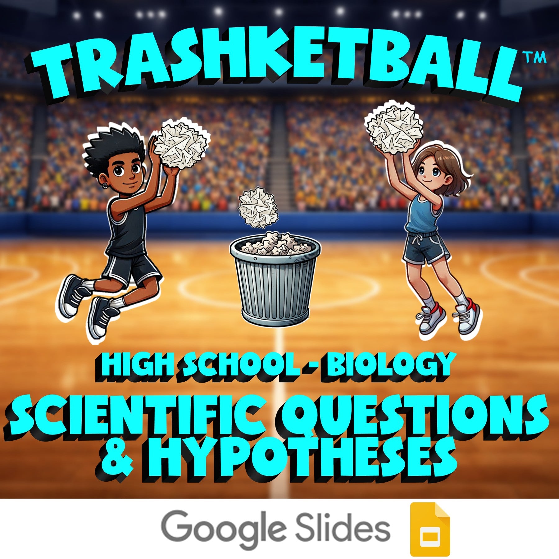 Scientific Questions & Hypotheses TRASHKETBALL Science Game - No Prep Biology