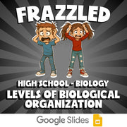 Levels of Biological Organization FRAZZLED Science Game - No Prep Biology Review