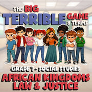 African Kingdoms Law & Justice BIG TERRIBLE GAME - Grade 7 Socials Review