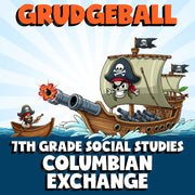 Columbian Exchange GRUDGEBALL Socials Game - No Prep Grade 7 Review Activity