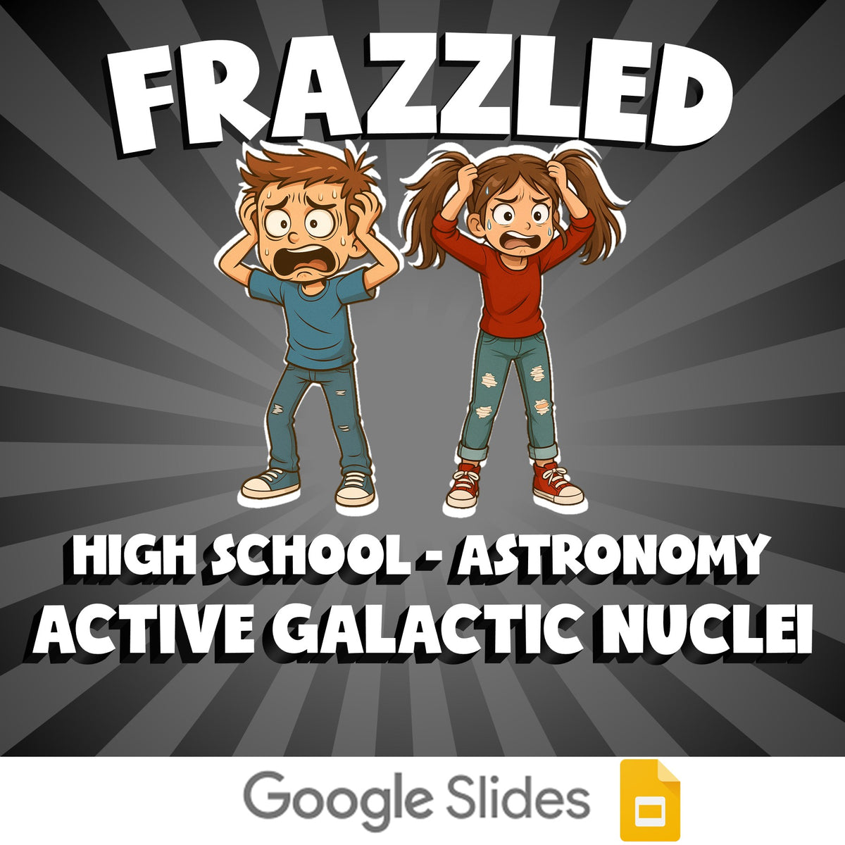 Active Galactic Nuclei FRAZZLED Science Game - No Prep Astronomy Review Activity